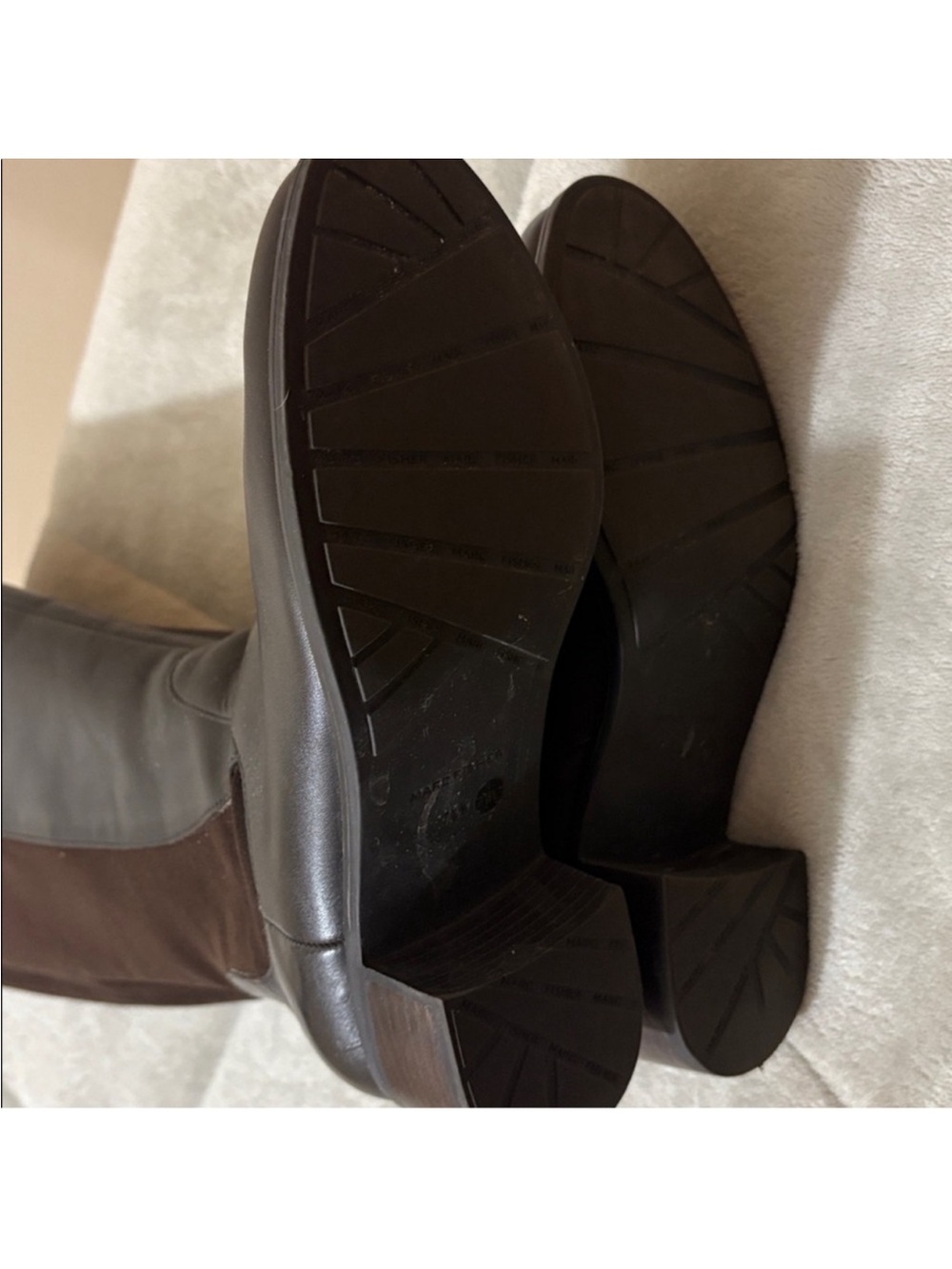 Marc Fisher Chocolate Brown Over-the-Knee Riding Boots - Picture 3 of 3
